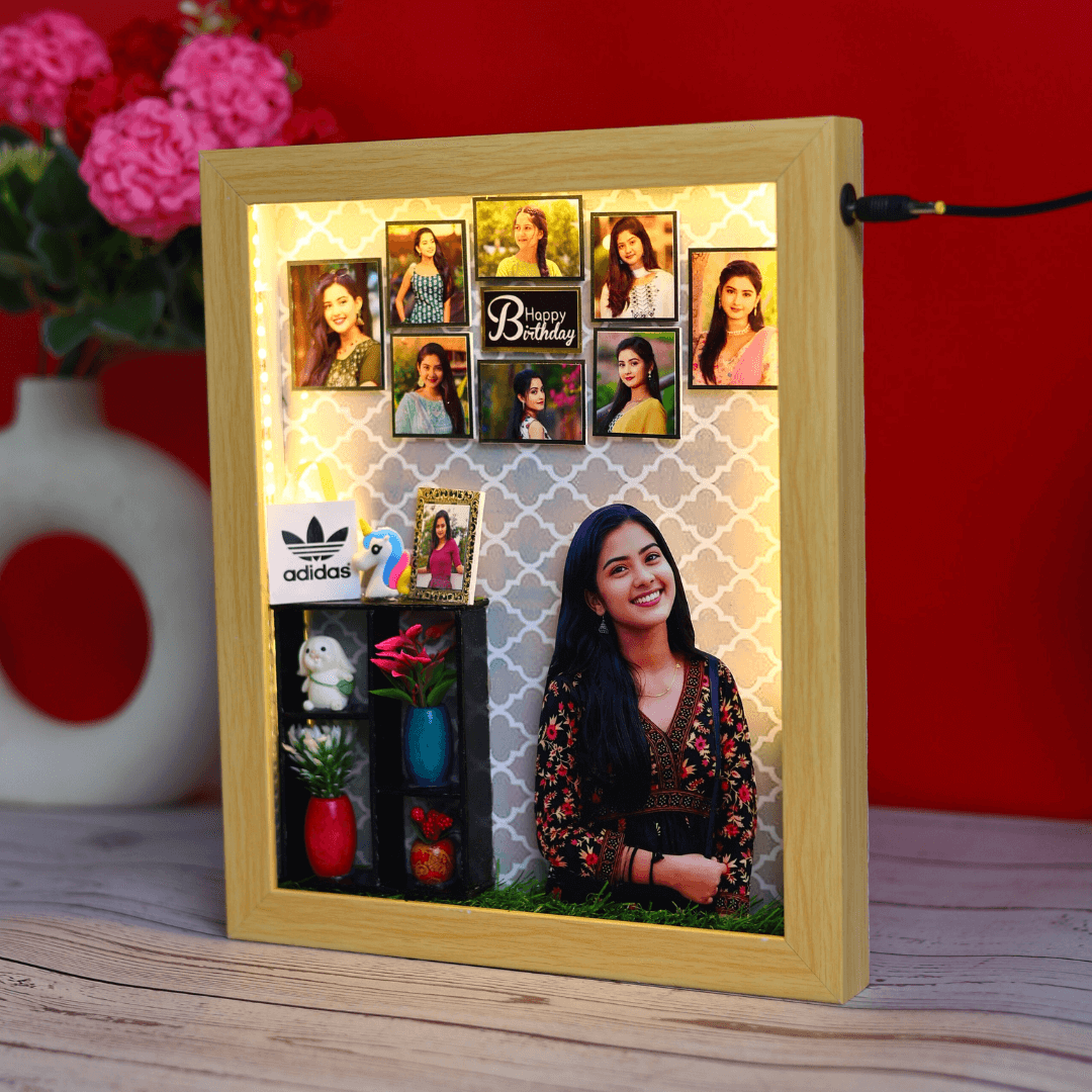 Personalised Happy Birthday Miniature Frame