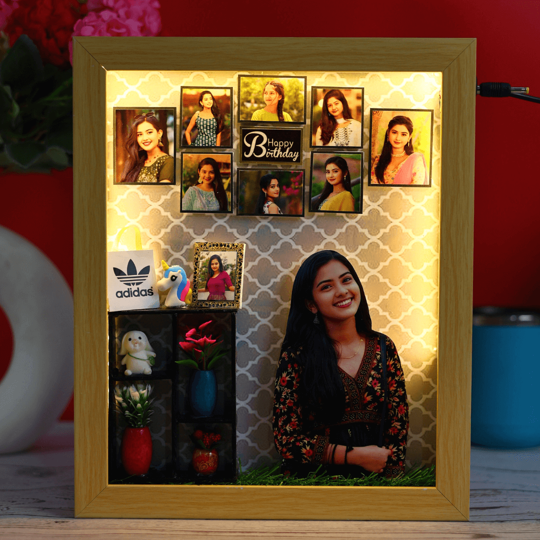 Personalised Happy Birthday Miniature Frame