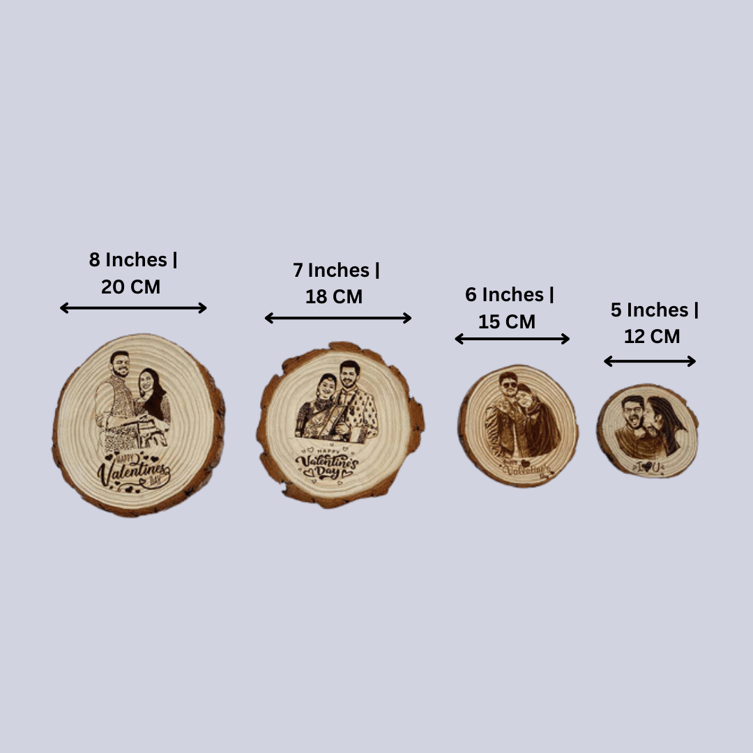Himalayan Natural Wooden Engraved Frame