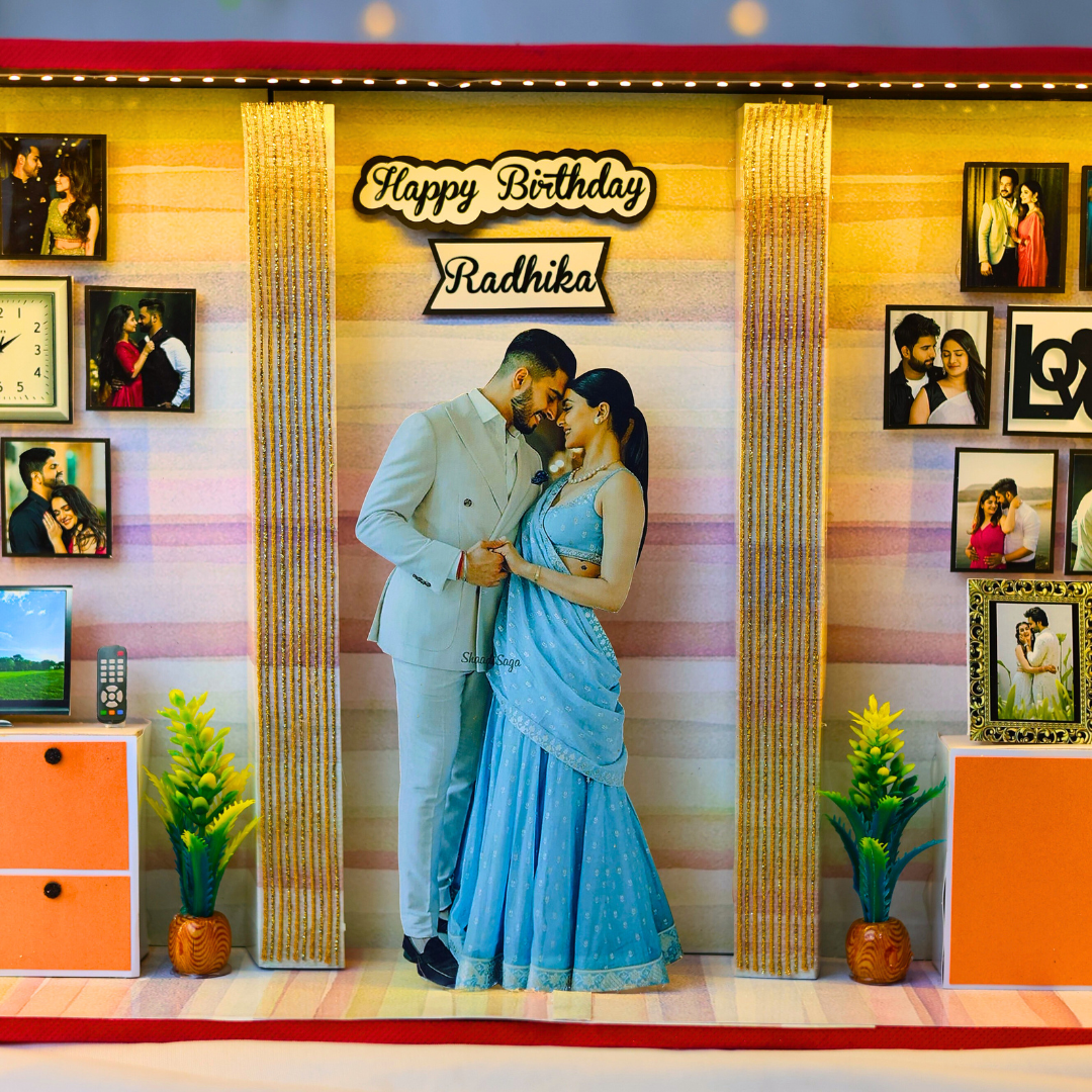 Stunning 3D Miniature Frame For Birthday | Anniversary | 17*10 Inches