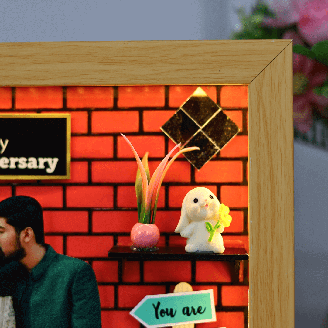 Happy Anniversary Miniature Frame