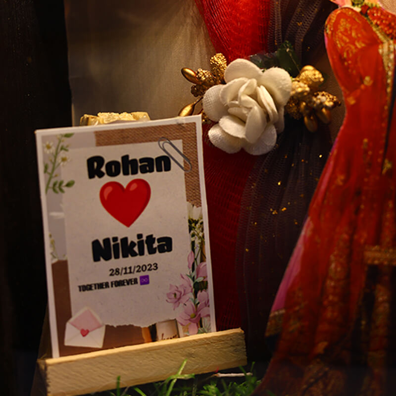 Wedding Miniature Decorative Frame